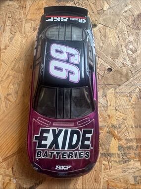 Nascar EXIDE Batteries Diecast Car in Black and Purple